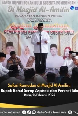 Safari Ramadan di Masjid Al Amilin: Momen Bupati Rohul Serap Aspirasi dan Pererat Silaturahmi