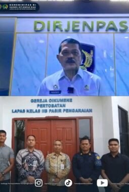 Fasilitasi Kegiatan Keagamaan, Warga Binaan Lapas Pasir Pengaraian Ikuti Ibadah Online Jumat Agung
