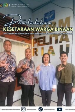 Lapas Pasir Pengaraian Perkuat Sinergi dengan PKBM Pelita Riau untuk Pendidikan Kesetaraan Warga Binaan