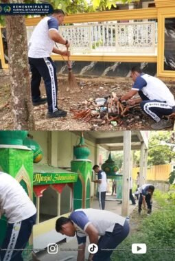 Dalam Rangka Hari Bakti Pemasyarakatan ke-62, Lapas Pasir Pengaraian Gelar Bakti Sosial di Masjid Silaturahim