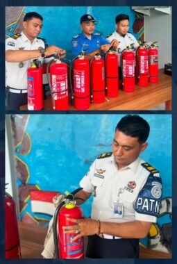 Lapas Pasir Pangaraian Gandeng Damkar Rohul Pastikan APAR Siap Pakai