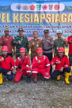 Kapolsek Kepenuhan Tegaskan Kesiapsiagaan Karhutla Dimulai dari Deteksi Dini, Apel Siaga Satukan Komitmen Seluruh Elemen di Kepenuhan Hulu