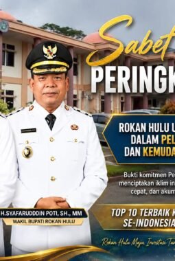 Sabet Peringkat 9 Nasional! Rokan Hulu Ukir Prestasi Gemilang dalam Pelayanan Investasi dan Kemudahan Berusaha 2026