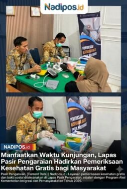 Manfaatkan Waktu Kunjungan, Lapas Pasir Pengaraian Hadirkan Pemeriksaan Kesehatan Gratis bagi Masyarakat