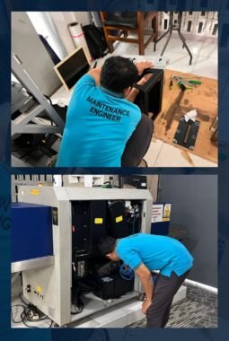 Maintenance X-Ray 3D System Dilaksanakan, Lapas Pasir Pengaraian Pastikan Sarana Keamanan Tetap Prima