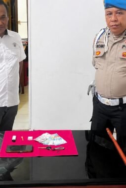 Berantas Narkotika, Polsek Kabun Tangkap Pengedar Sabu, Satu Paket Seberat 1,39 Gram Diamankan