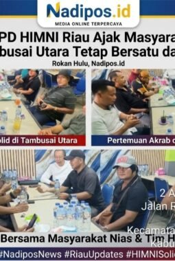 Ketua DPD HIMNI Riau Ajak Masyarakat Nias di Tambusai Utara Tetap Bersatu dan Solid