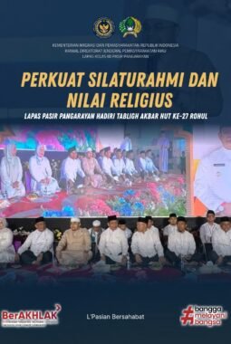Perkuat Silaturahmi dan Nilai Religius, Lapas Pasir Pengaraian Hadiri Tabligh Akbar HUT ke-27 Rohul