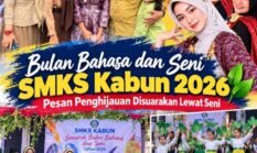 Bulan Bahasa dan Seni SMKS Kabun 2026, Pesan Penghijauan Disuarakan Lewat Seni